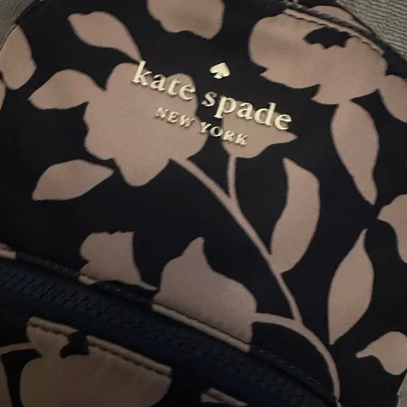 kate spade | Bags | Kate Spade Black And Cream Backpack With  display picture 1